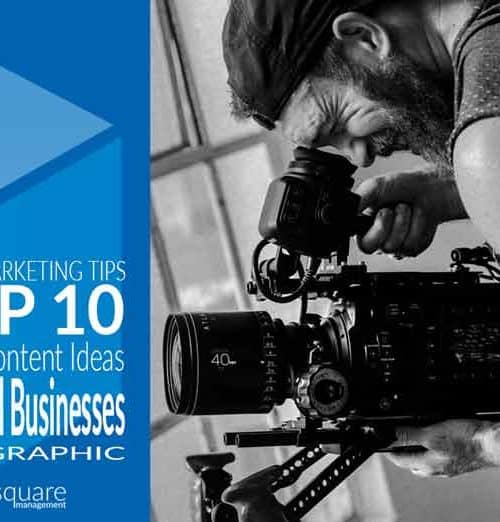 Top 10 Video Content Ideas for Small Businesses Infographic 720x522